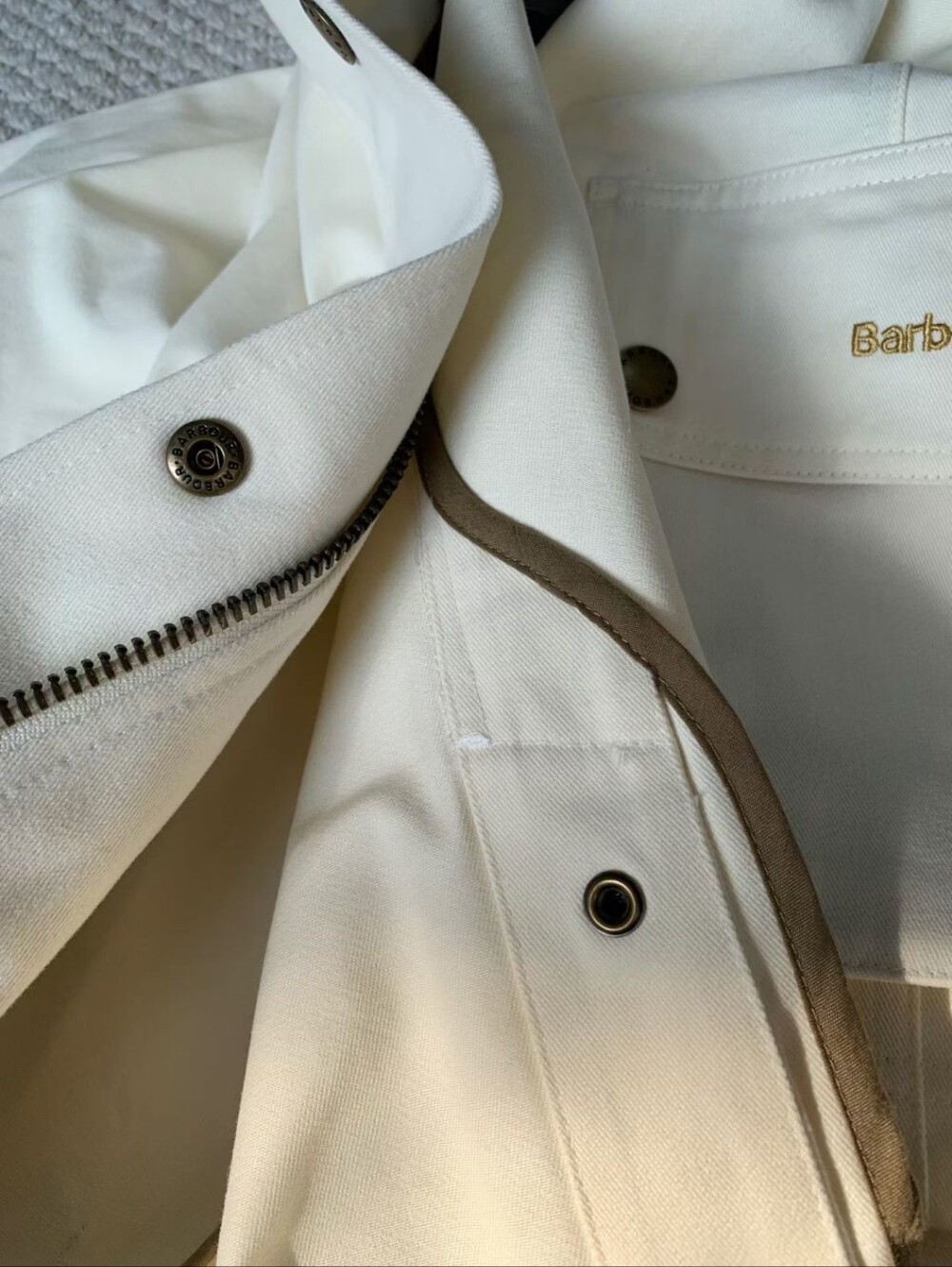 Barbour Cropped Beadnell Casual Jacket - Picture 7 of 9
